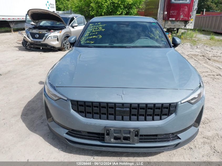 2022 Polestar 2 VIN: LPSED3KA8NL084696 Lot: 12026665