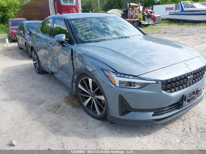 2022 Polestar 2 VIN: LPSED3KA8NL084696 Lot: 12026665