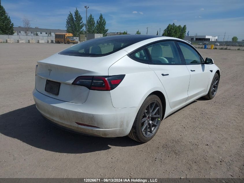 2021 Tesla Model 3 VIN: 5YJ3E1EA4MF861873 Lot: 12026671