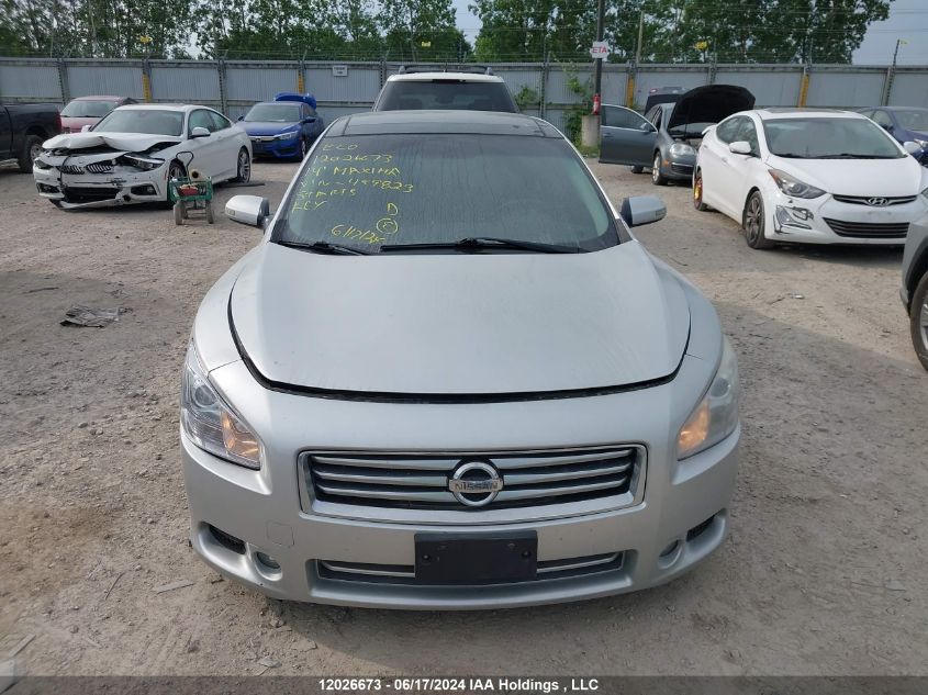 2014 Nissan Maxima VIN: 1N4AA5AP5EC459823 Lot: 12026673