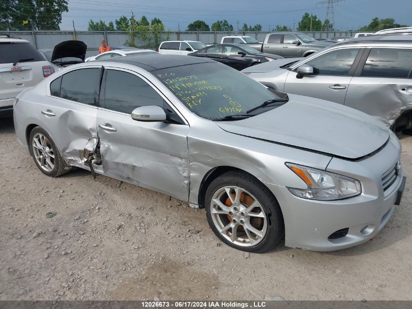 2014 Nissan Maxima VIN: 1N4AA5AP5EC459823 Lot: 12026673