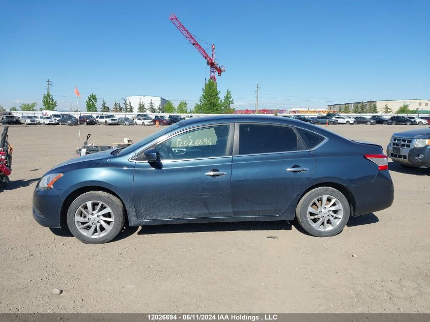 2014 Nissan Sentra VIN: 3N1AB7AP3EL608062 Lot: 12026694