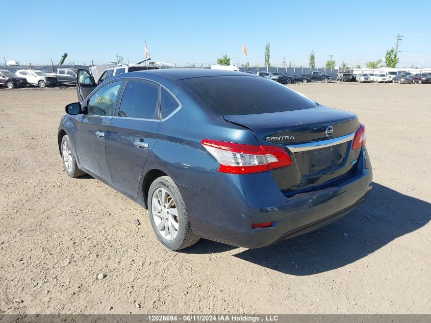 2014 Nissan Sentra VIN: 3N1AB7AP3EL608062 Lot: 12026694