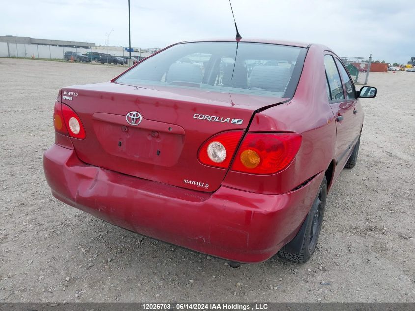 2003 Toyota Corolla Ce/Le/S VIN: 2T1BR32E03C716285 Lot: 12026703