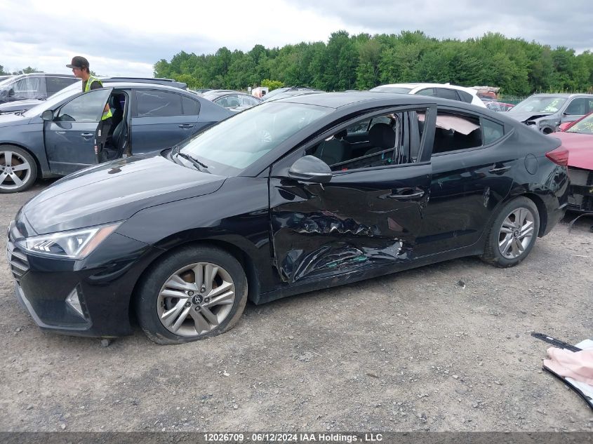 2019 Hyundai Elantra Preferred VIN: KMHD84LF8KU804796 Lot: 12026709