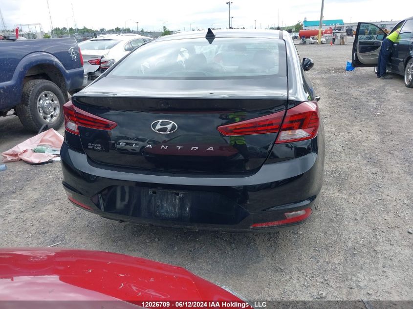 2019 Hyundai Elantra Preferred VIN: KMHD84LF8KU804796 Lot: 12026709