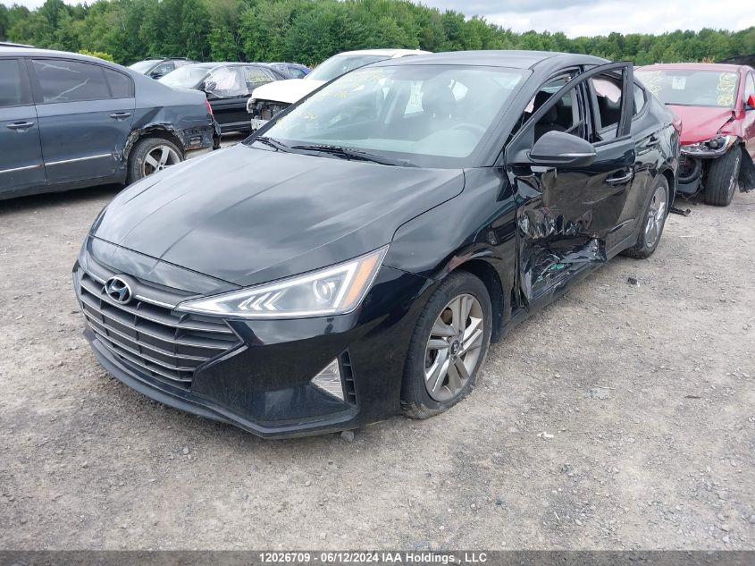 2019 Hyundai Elantra Preferred VIN: KMHD84LF8KU804796 Lot: 12026709