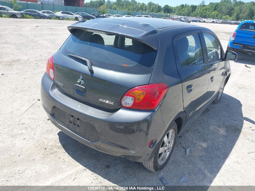 2014 Mitsubishi Mirage VIN: ML32A4HJ4EH001819 Lot: 12026710