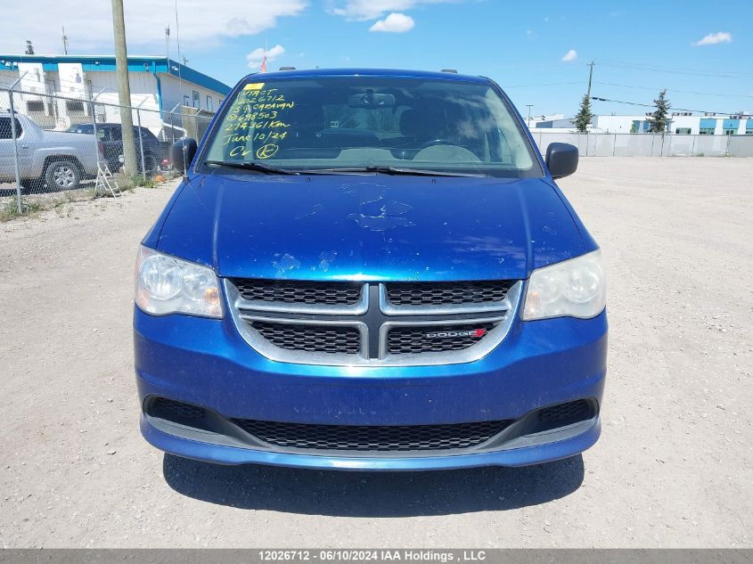 2013 Dodge Grand Caravan Se VIN: 2C4RDGBG3DR698503 Lot: 12026712