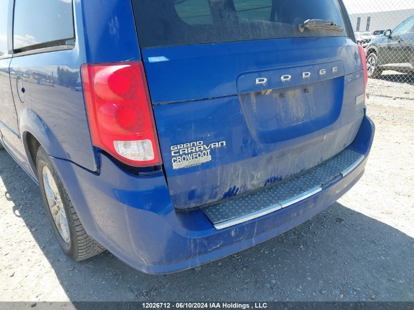 2013 Dodge Grand Caravan Se VIN: 2C4RDGBG3DR698503 Lot: 12026712