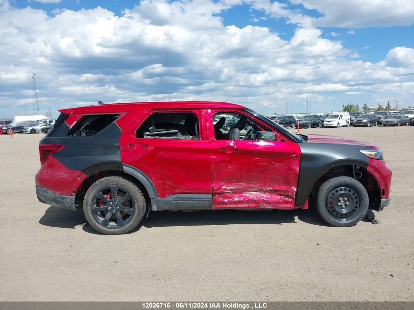 2022 Ford Explorer St VIN: 1FM5K8GC0NGB74921 Lot: 12026715