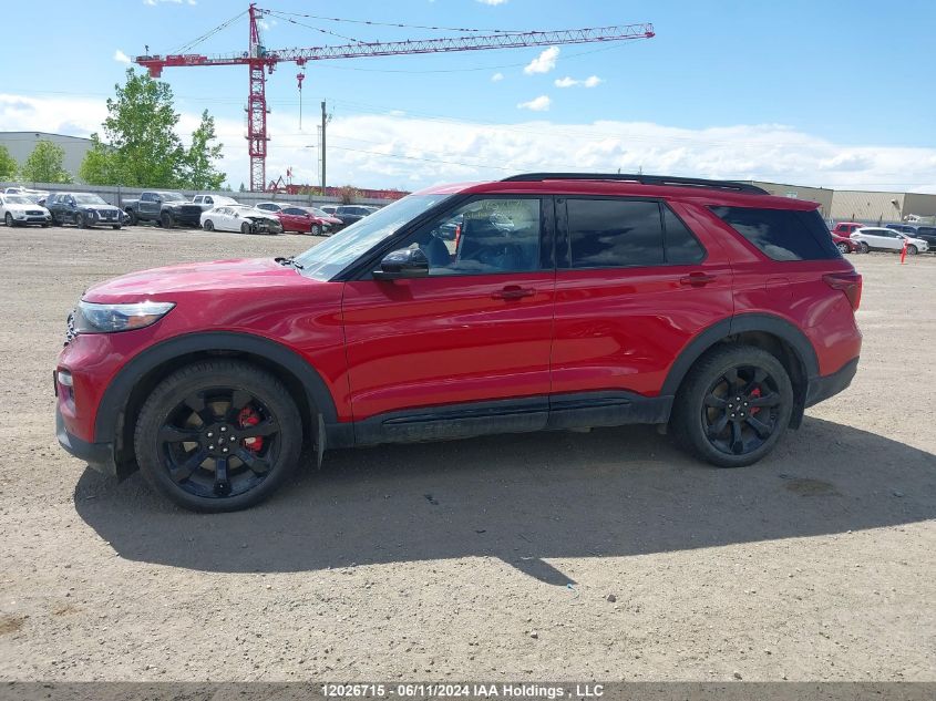 2022 Ford Explorer St VIN: 1FM5K8GC0NGB74921 Lot: 12026715