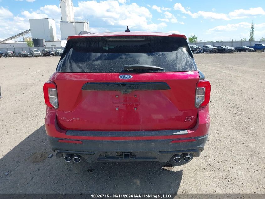 2022 Ford Explorer St VIN: 1FM5K8GC0NGB74921 Lot: 12026715