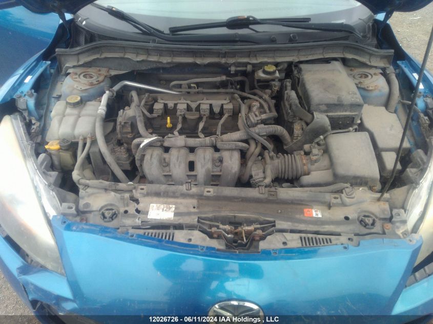 2012 Mazda 3 I VIN: JM1BL1L78C1637506 Lot: 12026726