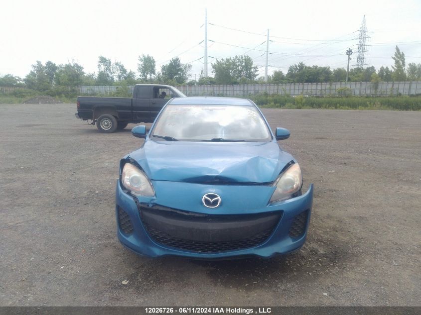 2012 Mazda 3 I VIN: JM1BL1L78C1637506 Lot: 12026726