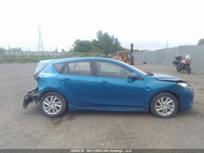 2012 Mazda 3 I VIN: JM1BL1L78C1637506 Lot: 12026726