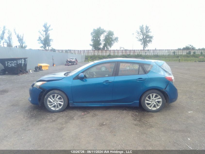 2012 Mazda 3 I VIN: JM1BL1L78C1637506 Lot: 12026726