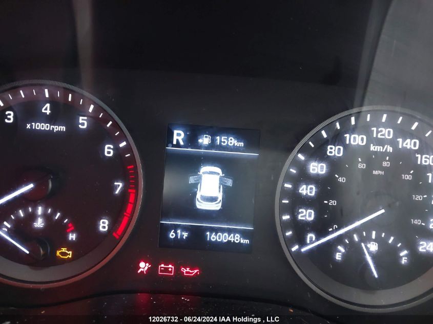 2019 Hyundai Tucson Se VIN: KM8J2CA40KU992715 Lot: 12026732