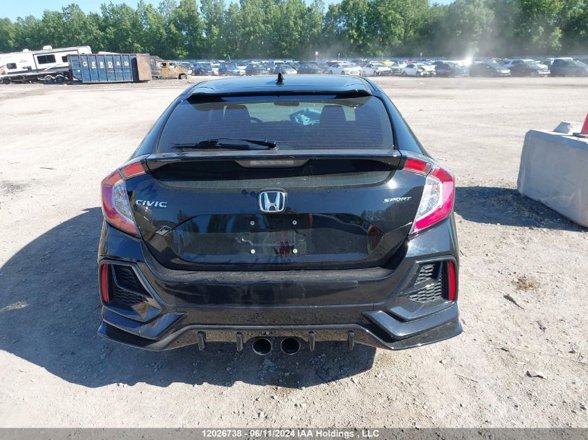2020 Honda Civic Sport VIN: SHHFK7G45LU303074 Lot: 12026738