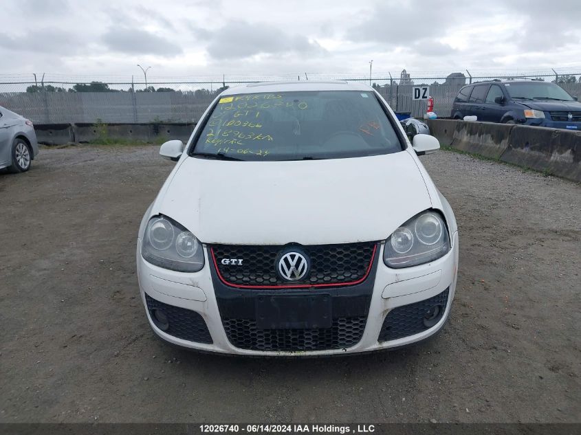 2009 Volkswagen Gti VIN: WVWGV71KX9W100366 Lot: 12026740