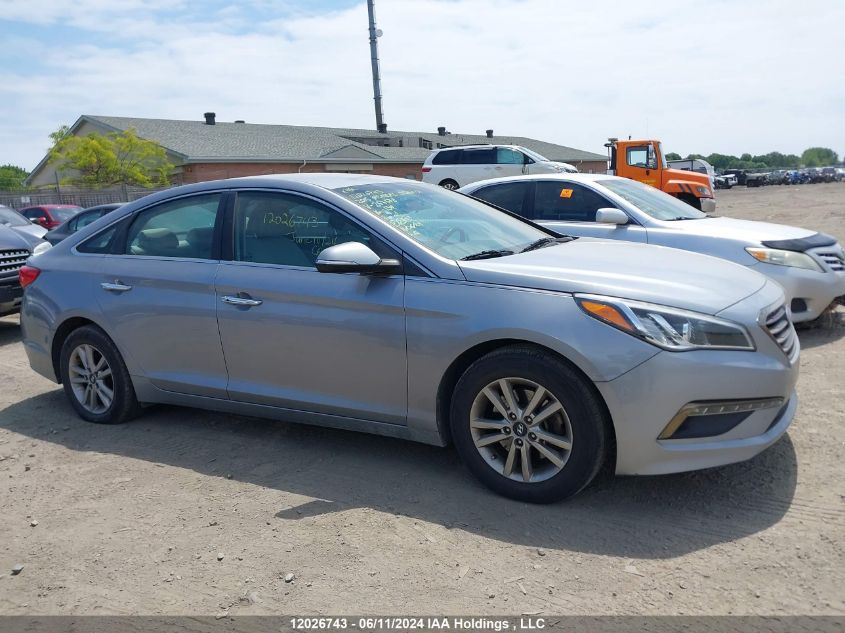 2015 Hyundai Sonata VIN: 5NPE24AF5FH257578 Lot: 12026743