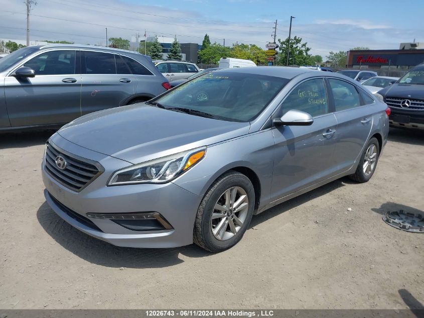 2015 Hyundai Sonata VIN: 5NPE24AF5FH257578 Lot: 12026743