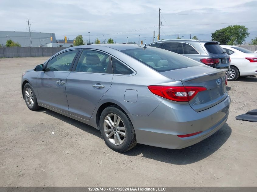 2015 Hyundai Sonata VIN: 5NPE24AF5FH257578 Lot: 12026743