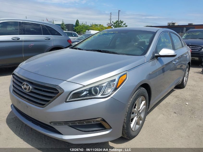 2015 Hyundai Sonata VIN: 5NPE24AF5FH257578 Lot: 12026743