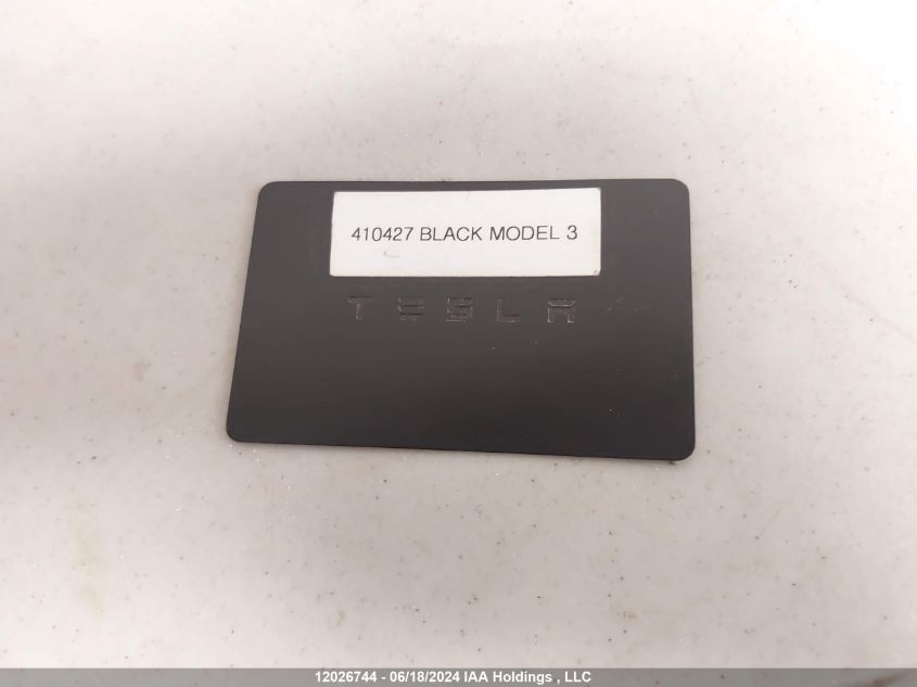 2019 Tesla Model 3 VIN: 5YJ3E1EAXKF410427 Lot: 12026744