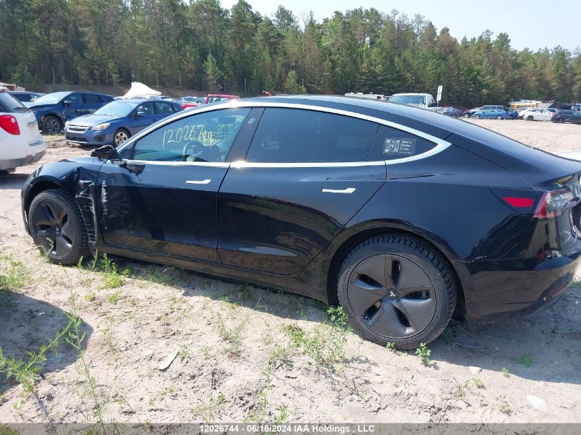 2019 Tesla Model 3 VIN: 5YJ3E1EAXKF410427 Lot: 12026744