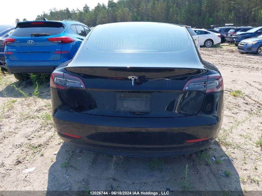 2019 Tesla Model 3 VIN: 5YJ3E1EAXKF410427 Lot: 12026744