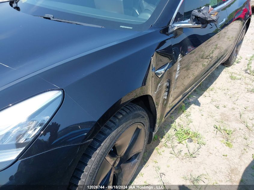 2019 Tesla Model 3 VIN: 5YJ3E1EAXKF410427 Lot: 12026744