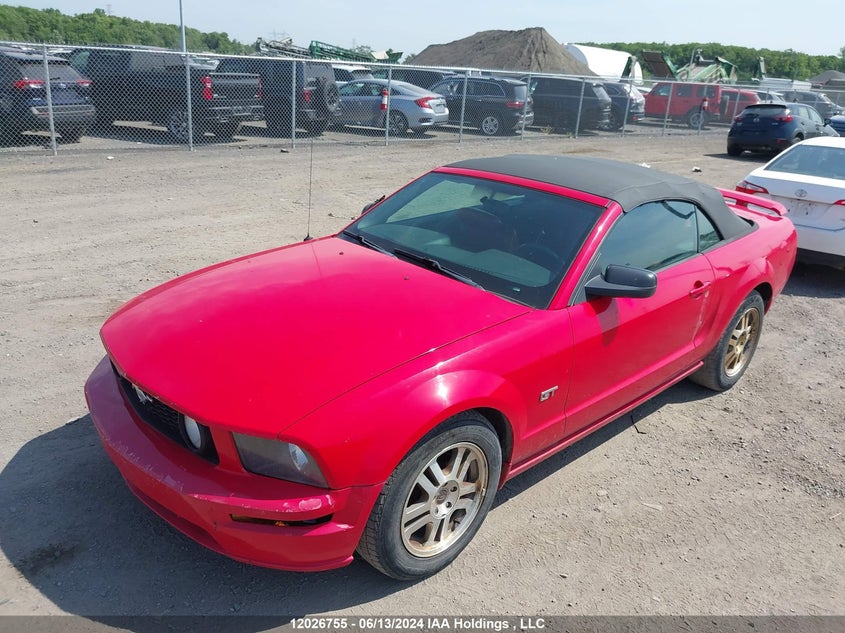 2005 Ford Mustang Gt VIN: 1ZVFT85H055167707 Lot: 12026755