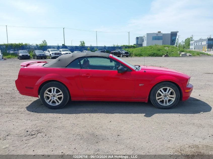 2005 Ford Mustang Gt VIN: 1ZVFT85H055167707 Lot: 12026755