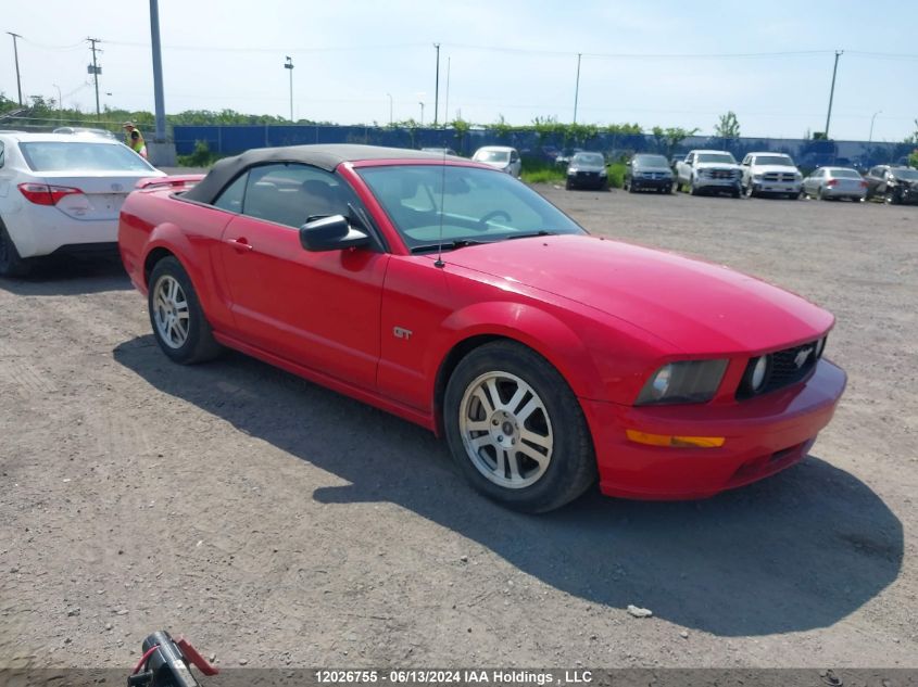 2005 Ford Mustang Gt VIN: 1ZVFT85H055167707 Lot: 12026755