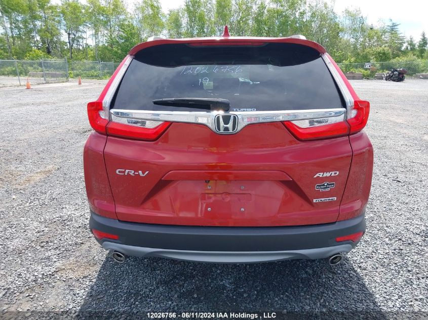 2019 Honda Cr-V Touring VIN: 2HKRW2H95KH134254 Lot: 12026756