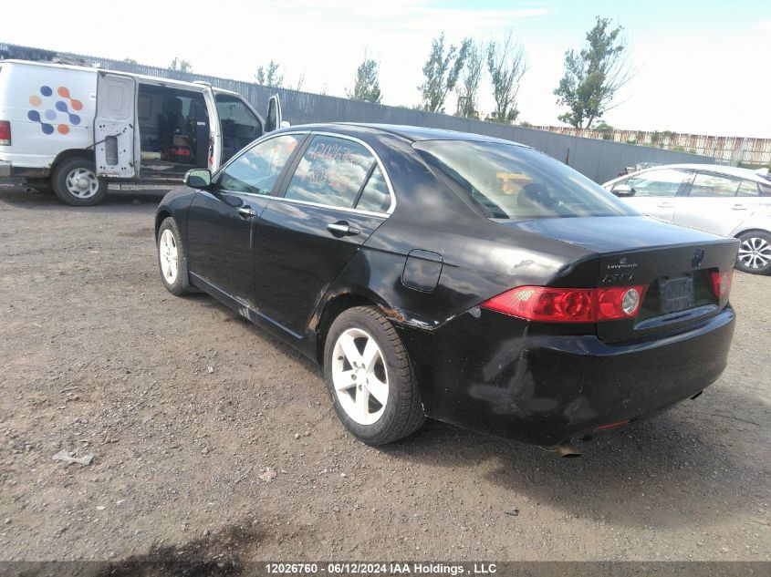 2005 Acura Tsx VIN: JH4CL95855C803527 Lot: 12026760