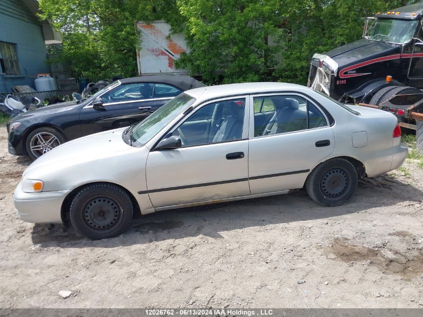 1999 Toyota Corolla VIN: 2T1BR12E8XC758861 Lot: 12026762