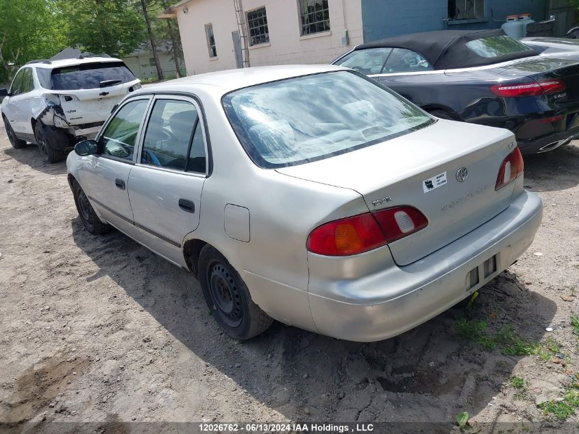 1999 Toyota Corolla VIN: 2T1BR12E8XC758861 Lot: 12026762