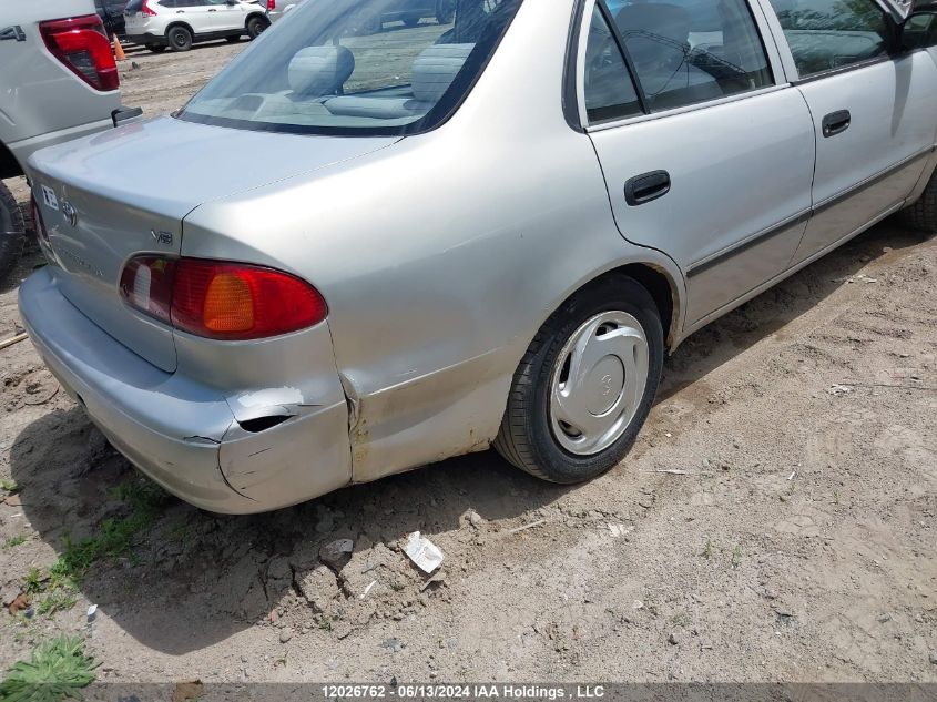 1999 Toyota Corolla VIN: 2T1BR12E8XC758861 Lot: 12026762