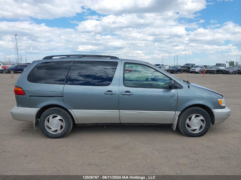 2000 Toyota Sienna Le/Xle VIN: 4T3ZF13CXYU216138 Lot: 12026767