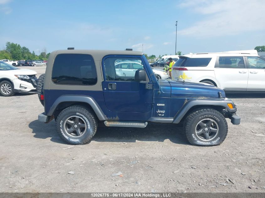 2004 Jeep Tj Sport VIN: 1J4FA49S34P724274 Lot: 12026775