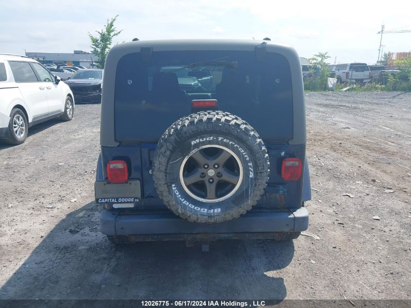 2004 Jeep Tj Sport VIN: 1J4FA49S34P724274 Lot: 12026775