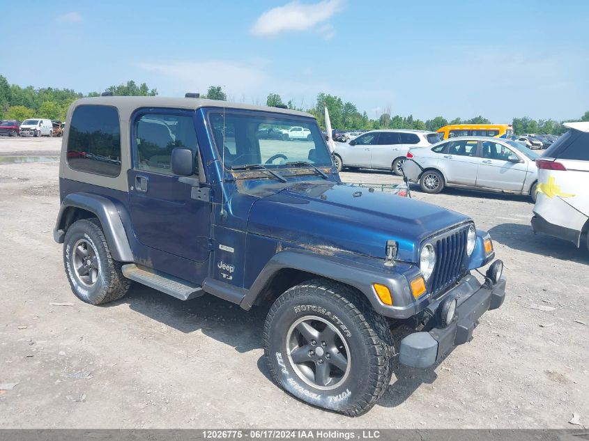 2004 Jeep Tj Sport VIN: 1J4FA49S34P724274 Lot: 12026775