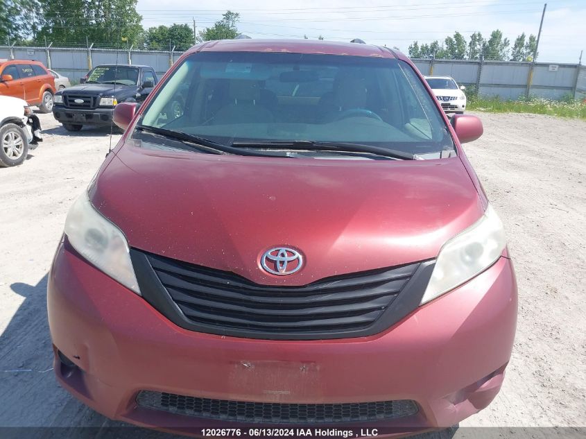 2011 Toyota Sienna VIN: 5TDZK3DC7BS151795 Lot: 12026776