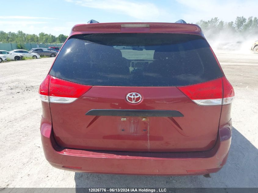 2011 Toyota Sienna VIN: 5TDZK3DC7BS151795 Lot: 12026776