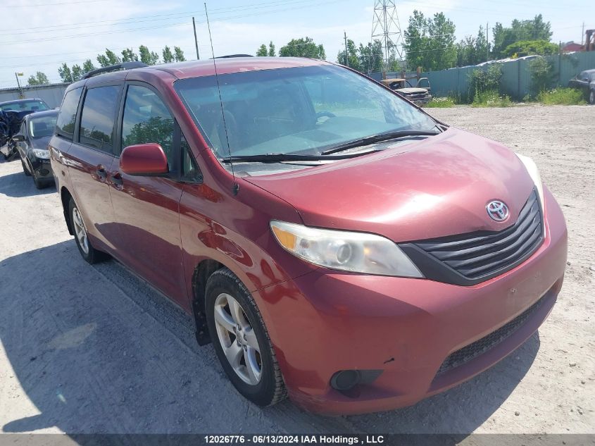 2011 Toyota Sienna VIN: 5TDZK3DC7BS151795 Lot: 12026776