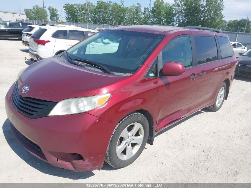 2011 Toyota Sienna VIN: 5TDZK3DC7BS151795 Lot: 12026776