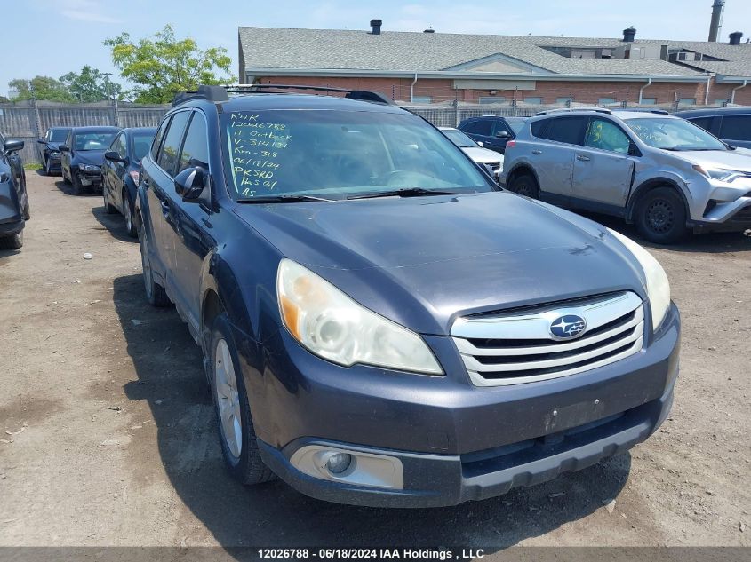 2011 Subaru Outback VIN: 4S4BRGKC4B3314181 Lot: 12026788
