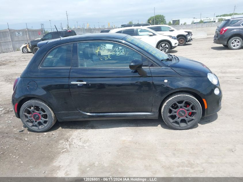 2015 Fiat 500 Sport VIN: 3C3CFFBR5FT513271 Lot: 12026801